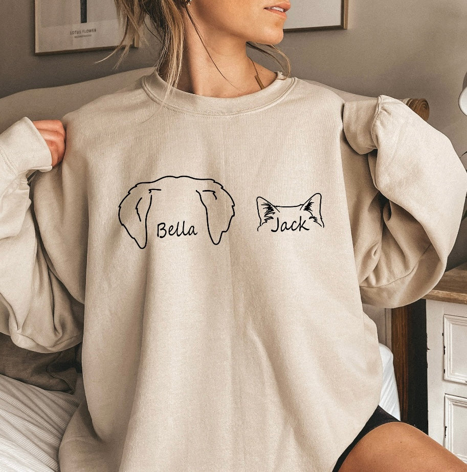 Embroidered Dog Sweatshirts